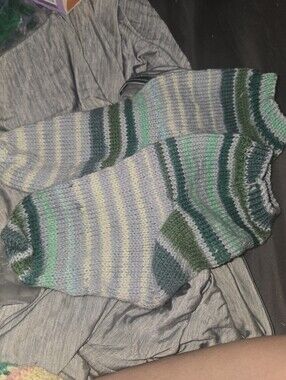 Landscape Stripes Knitted Socks